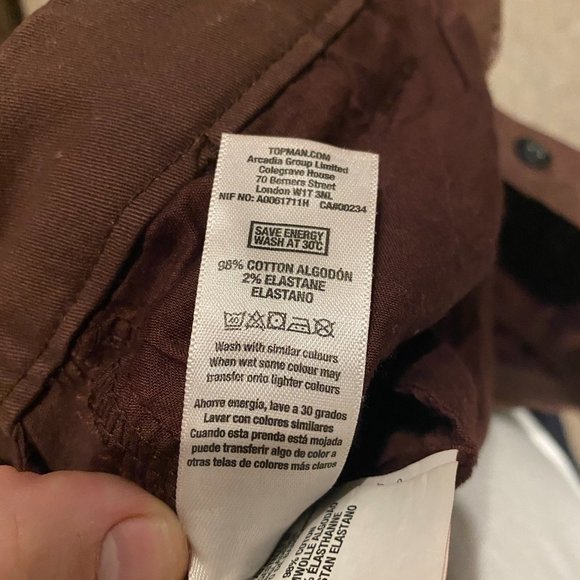 Topman Stretch Skinny 28x30 Chinos - Picture 5 of 5